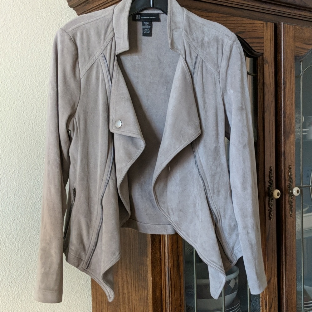 Faux Suede Jacket